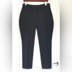 Gant Black D1 Jersey Cigarette Pants Slim Fit Trousers NWOT Sz10 Officewear